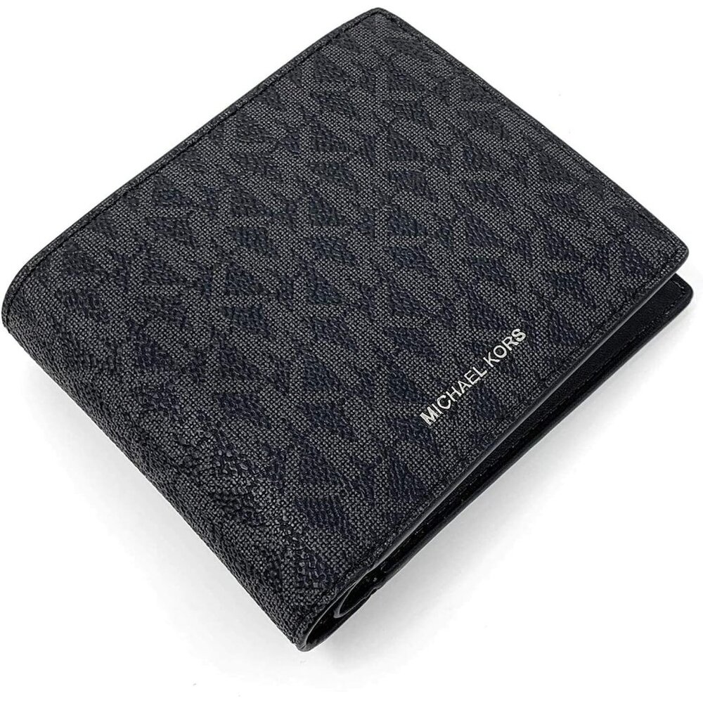 Michael Kors Men's Cooper Billfold with Passcase Wallet (Black) - Picture 10 of 10